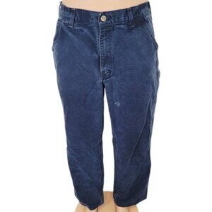 Carhartt Men's Blue Loose Original Fit Dungaree Carpenter Pant Size 34X32